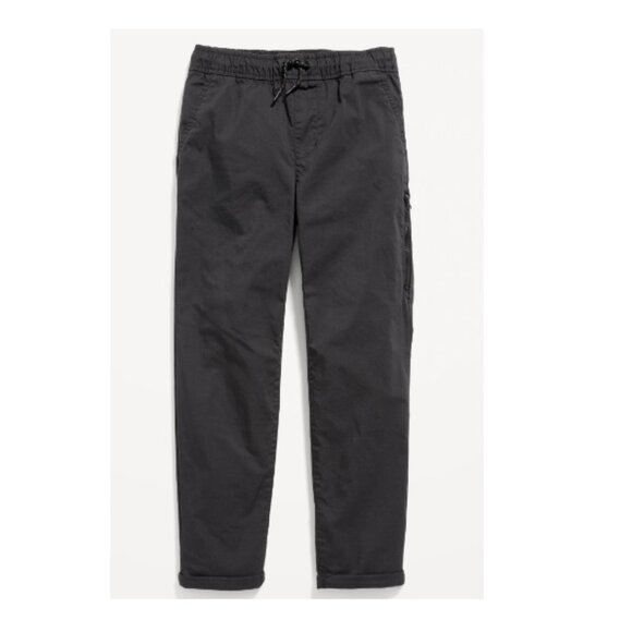 OLD NAVY Built-In Flex Tapered Tech Pants Boys  - Large (10-12) Color Blackjack - Picture 2 of 4